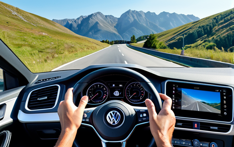 Volkswagen Golf GTD on a Scenic Highway**

A fully clothed driver, appropriate attire, driving a Volkswagen Golf GTD on a winding highway with scenic mountain views in the background, daytime, clear sky, safe for work, professional photography, perfect anatomy, correct proportions, natural pose, well-formed hands, proper finger count, natural body proportions, modest clothing, appropriate content.

**
