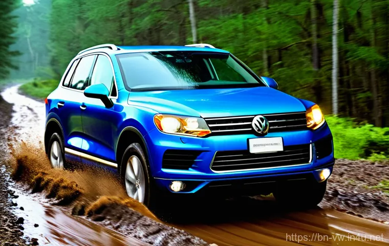 폭스바겐 투아렉의 장거리 주행 리뷰 - **Prompt 2: Luxurious Family Interior**
    "Inside the spacious and opulent cabin of a Volkswagen T...